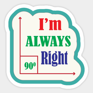 Mathematics Personalized Design for Math Teachers Gifts Sticker